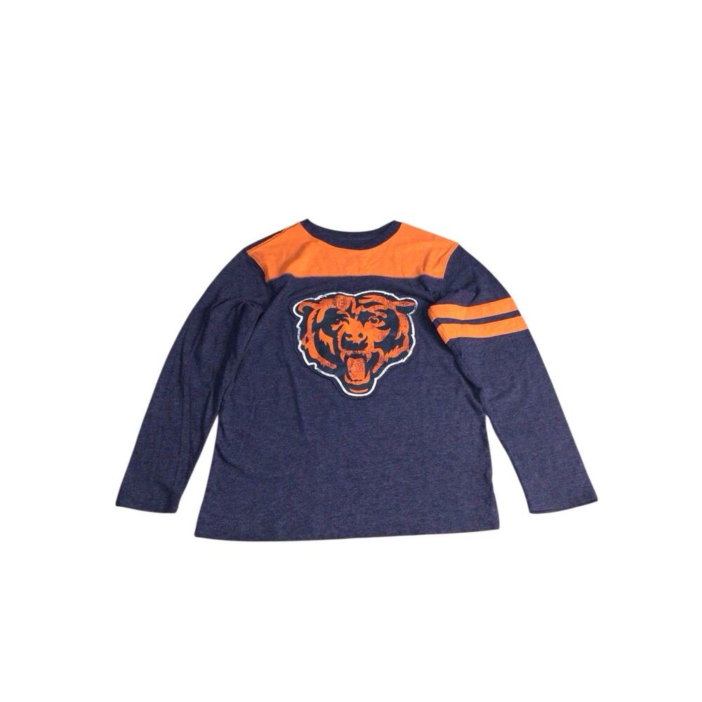 NFL Team Apparel Chicago Bears Long Sleeve Shirt - Youth Size L 10-12
